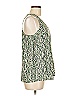 Collective Concepts 100% Polyester Green Sleeveless Blouse Size M - photo 4