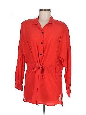 Chaus 3/4 Sleeve Silk Top (view 1)