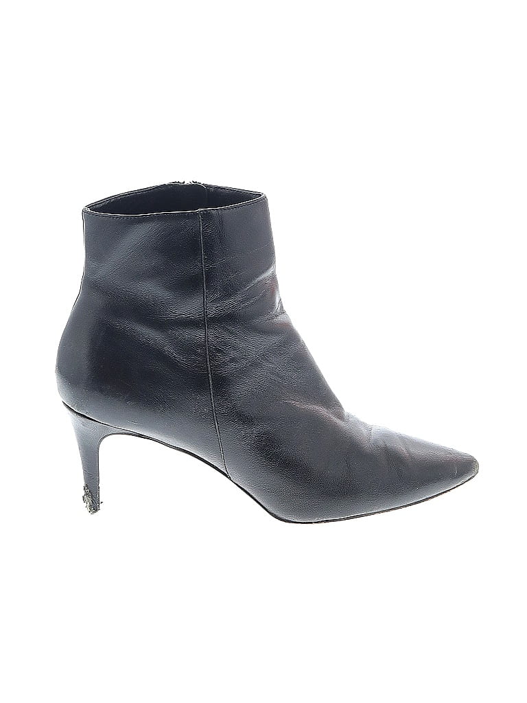 Pre-owned Halogen Ankle Boots In Black