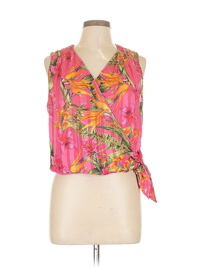 Cupcakes And Cashmere Sleeveless Blouse In Multi