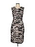 Jennifer Lopez Camo Gray Cocktail Dress Size 10 - photo 1
