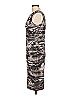 Jennifer Lopez Camo Gray Cocktail Dress Size 10 - photo 4