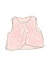Carter's 100% Polyester Pink Faux Fur Vest Size Newborn - photo 1