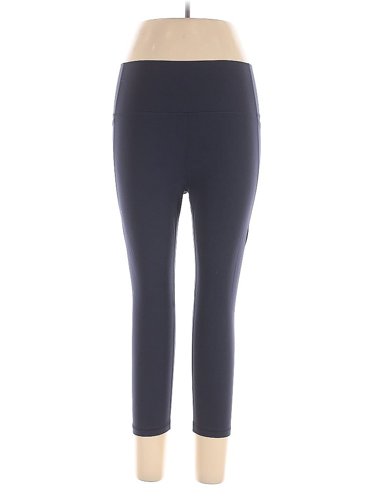 Crz Yoga Solid Blue Active Pants Size 12 - photo 1
