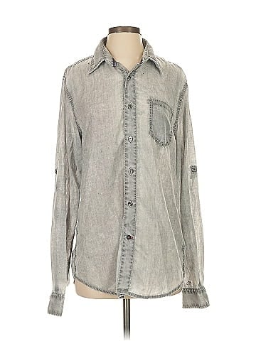 Guess Long Sleeve Button-Down Shirt (view 1)