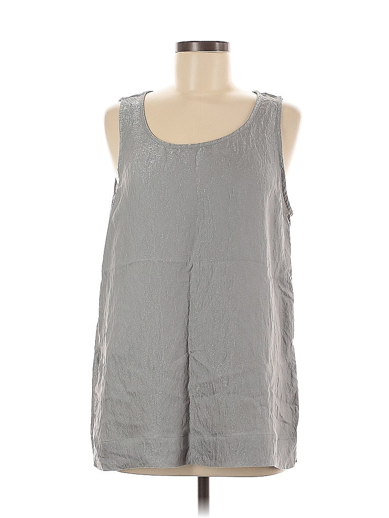 Click to view more detailed imagery on our partner's website Pre-owned Jones New York Sleeveless Blouse In Gray