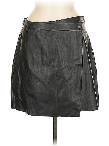 1.State Faux Leather Skirt (view 1)
