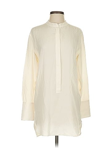 Equipment Long Sleeve Silk Top (view 1)