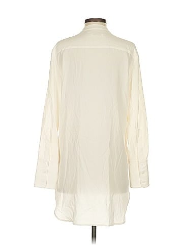 Equipment Long Sleeve Silk Top (view 2)