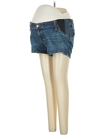Isabel Maternity Denim Shorts (view 1)