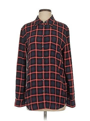 Equipment Long Sleeve Silk Top (view 1)