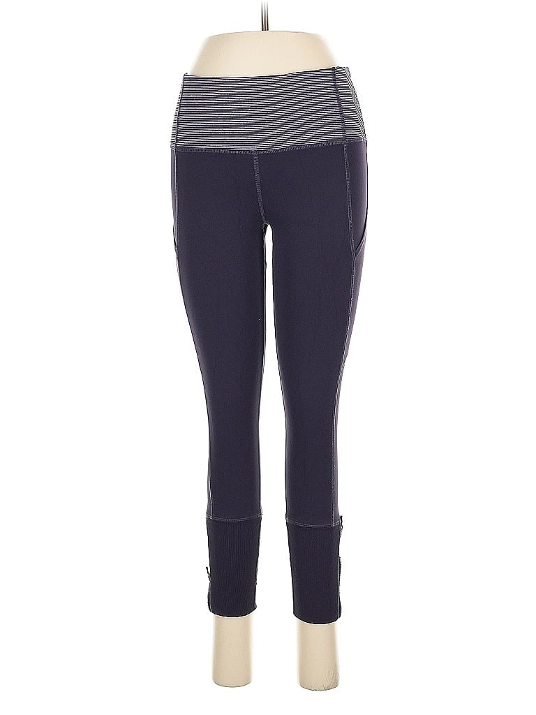 Pre-owned Lululemon Athletica Active Pants In Purple