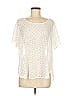 Calypso St. Barth Ivory Short Sleeve Blouse Size M - photo 1
