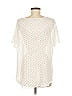 Calypso St. Barth Ivory Short Sleeve Blouse Size M - photo 2