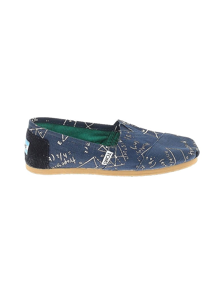 TOMS Graphic Blue Flats Size 5 - photo 1