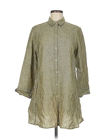 Foxcroft 3/4 Sleeve Button-Down Shirt (view 1)