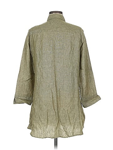 Foxcroft 3/4 Sleeve Button-Down Shirt (view 2)