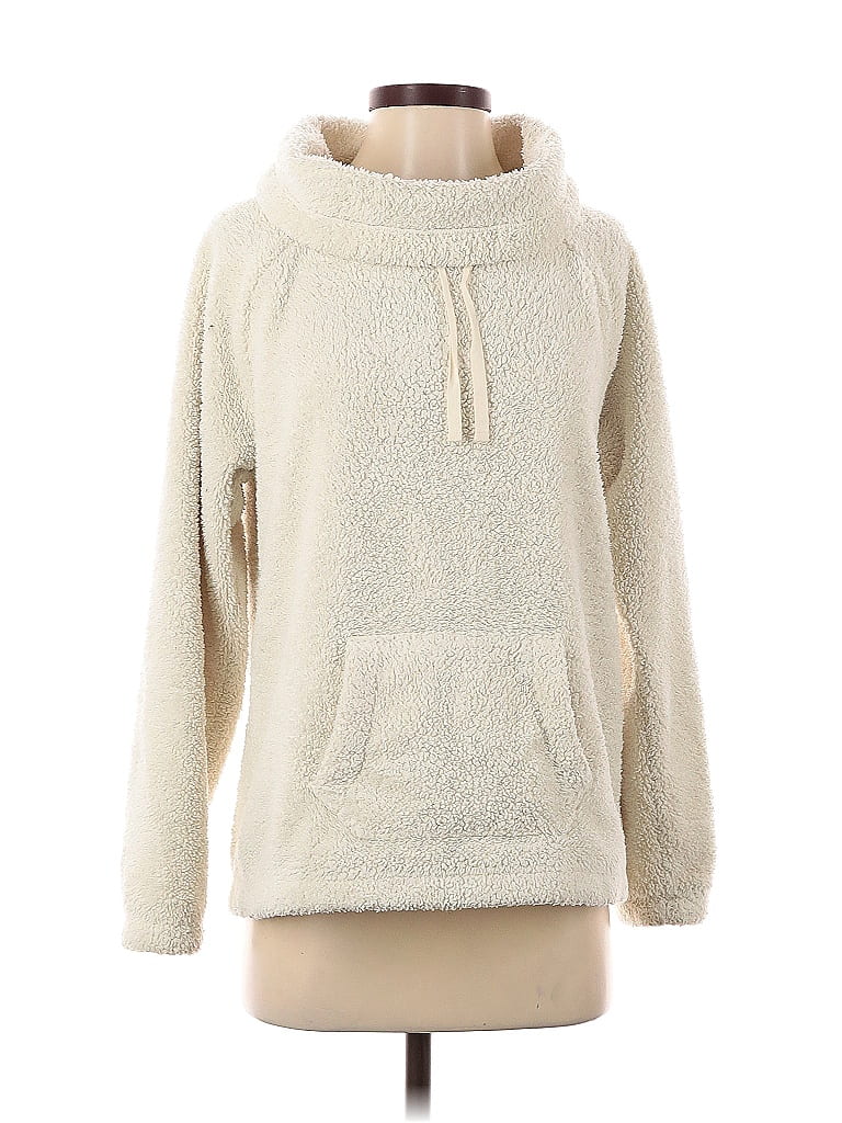 Gap Body 100% Polyester Ivory Pullover Sweater Size S - photo 1