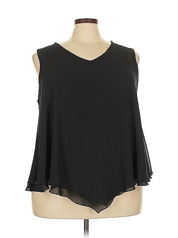 Roz & Ali Sleeveless Blouse (view 1)