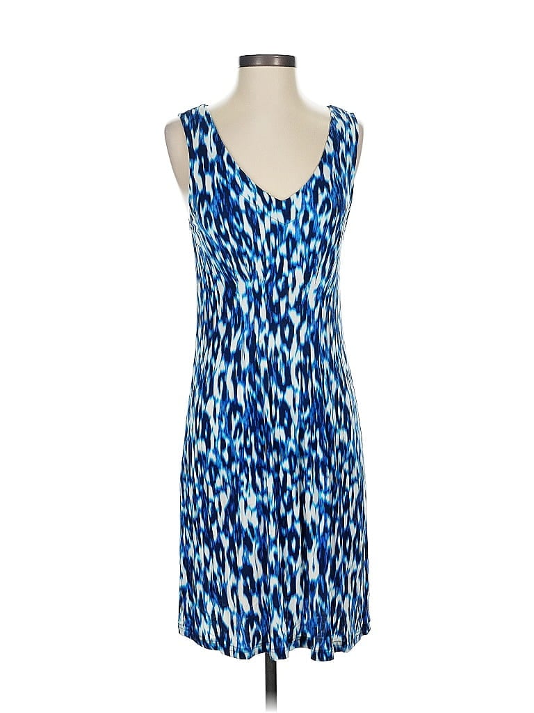 Pre-owned A.n.a. A New Approach Casual Dress In Blue