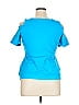 Tango Mango Blue Short Sleeve Top Size XL - photo 2