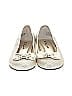 Nina 100% Leather Silver Gold Flats Size 5 - photo 2