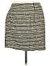 Mossimo Stripes Gray Casual Skirt Size 10 - photo 2