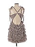 Majorelle 100% Lyocell Animal Print Brown Cocktail Dress Size L - photo 2