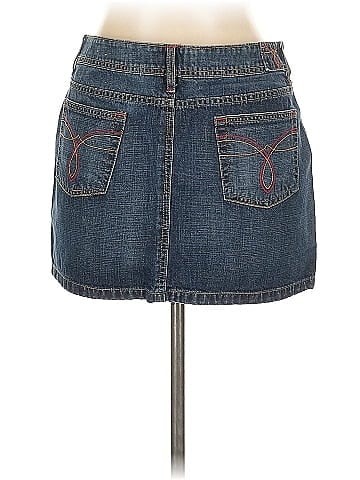 Hipster Denim Skirt (view 2)