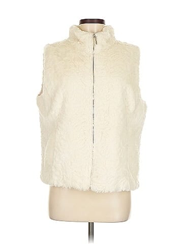 Coldwater Creek Faux Fur Vest (view 1)