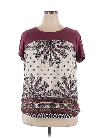 Maurices Short Sleeve Blouse (view 1)
