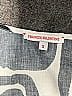 Frances Valentine 100% Cotton Silver 3/4 Sleeve Blouse Size S - photo 7