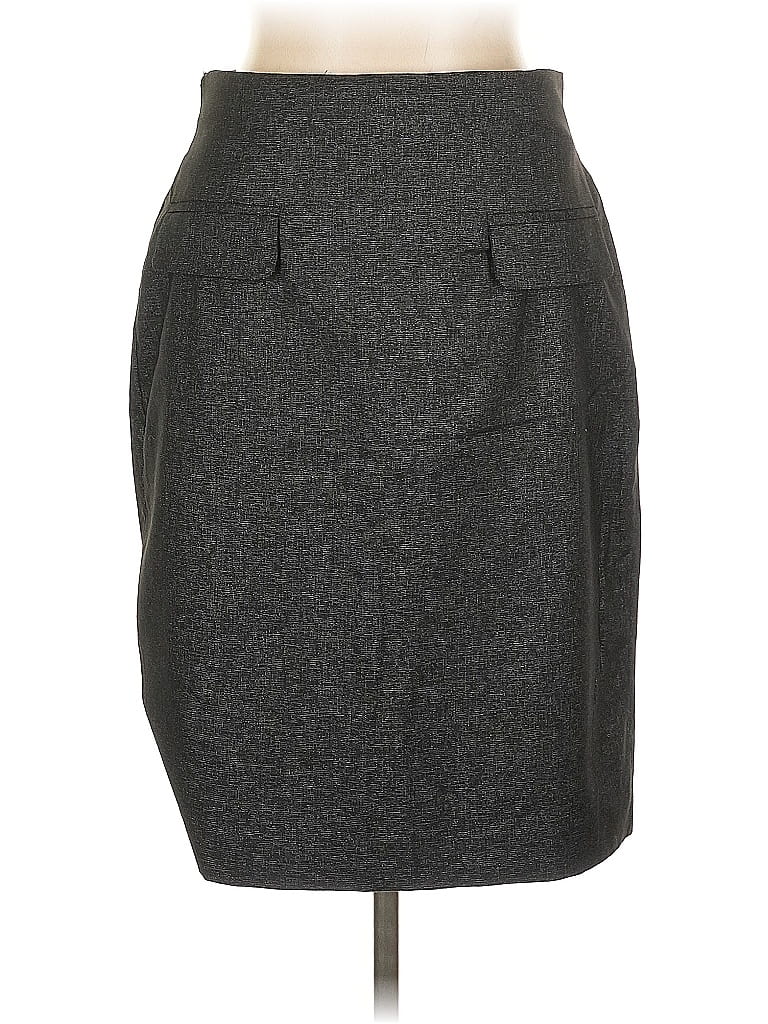Pre-owned Worthington Formal Skirt In Gray