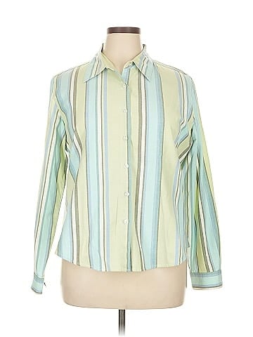 White Stag Long Sleeve Button-Down Shirt (view 1)