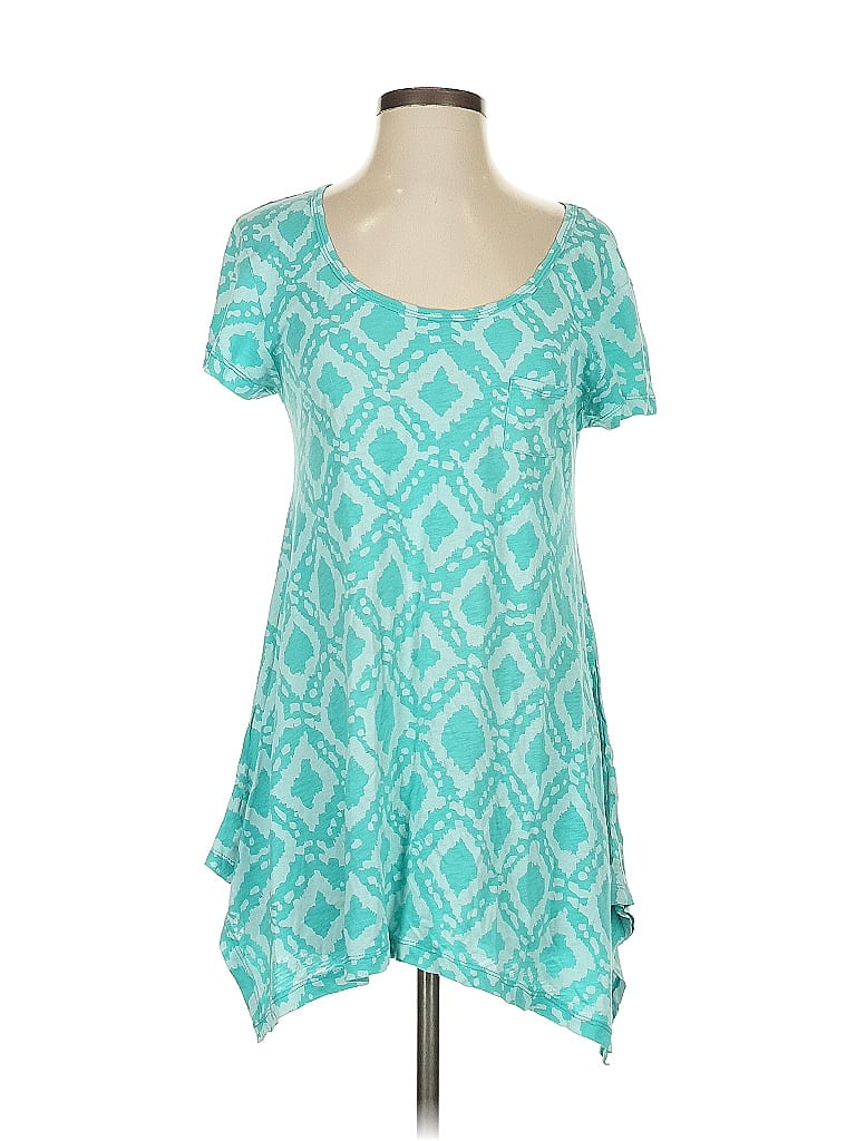 Fresh Produce 100% Cotton Teal Casual Dress Size S - photo 1