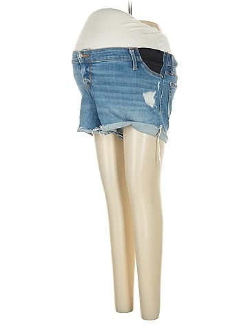 Isabel Maternity Denim Shorts (view 1)