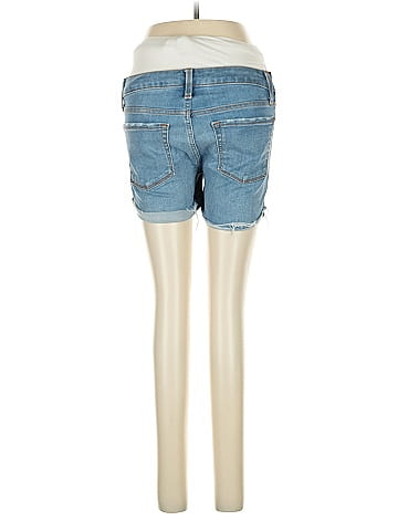 Isabel Maternity Denim Shorts (view 2)