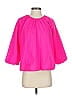 Frances Valentine 100% Cotton Pink 3/4 Sleeve Blouse Size S - photo 1