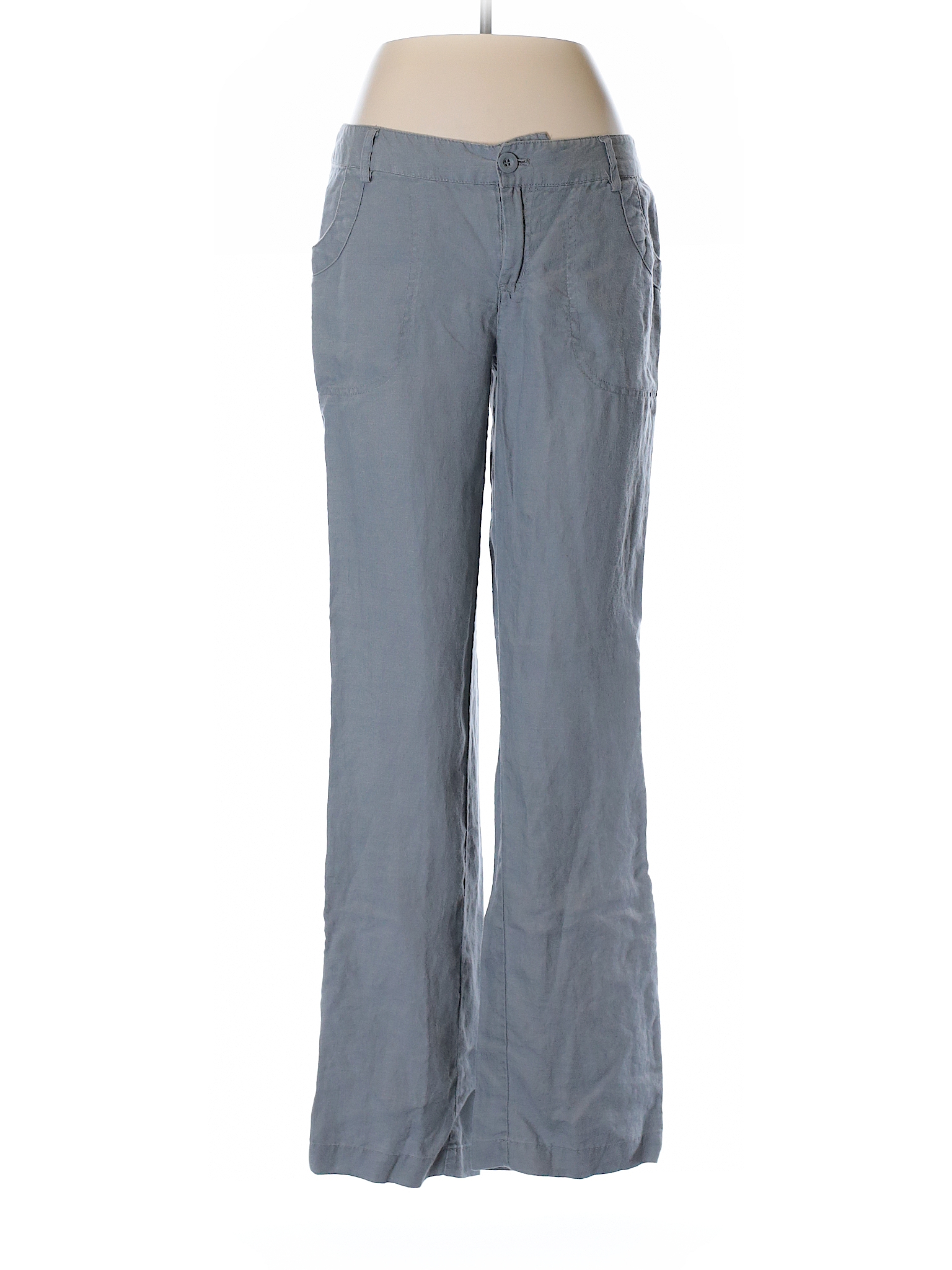 Cynthia Rowley TJX 100% Linen Solid Gray Linen Pants Size 4 - 96% off ...