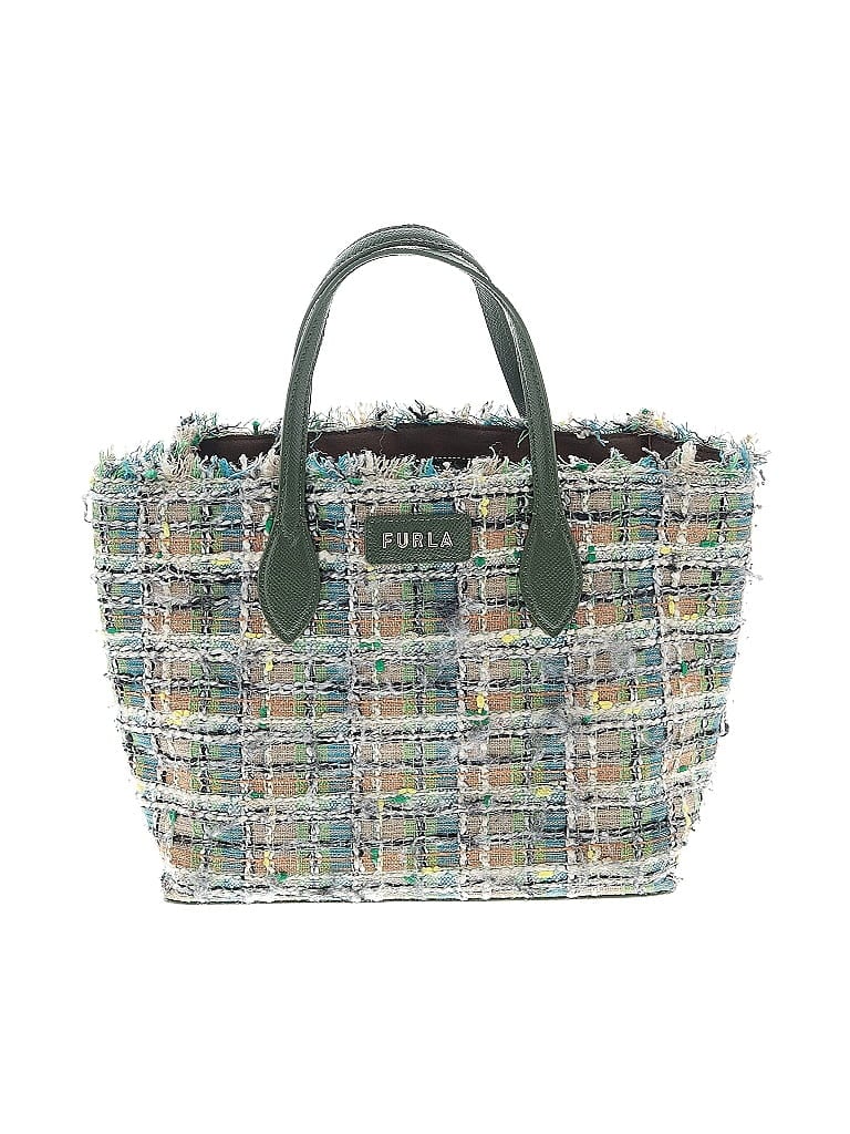 FURLA Tweed Green Satchel One size - photo 1