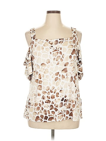 JM Collection Sleeveless Blouse (view 1)