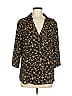 Soho JEANS NEW YORK & COMPANY 100% Polyester Gold 3/4 Sleeve Blouse Size M - photo 1