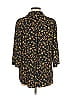 Soho JEANS NEW YORK & COMPANY 100% Polyester Gold 3/4 Sleeve Blouse Size M - photo 2