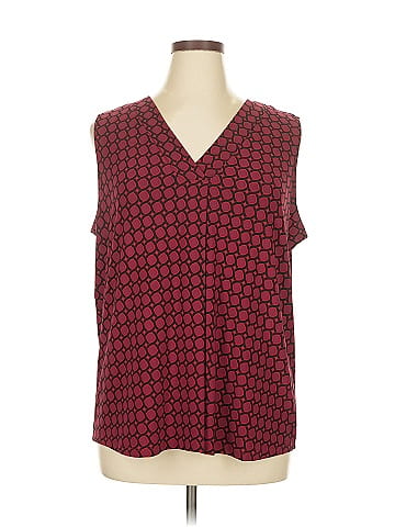 Anne Klein Sleeveless Blouse (view 1)