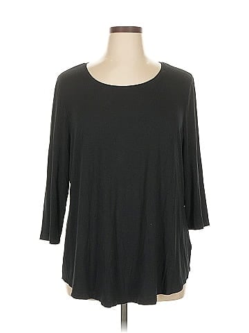 JM Collection 3/4 Sleeve T-Shirt (view 1)