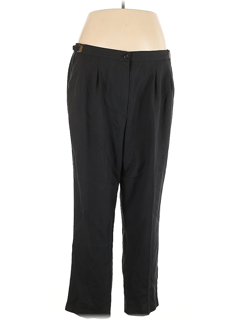 Counterparts Solid Black Dress Pants Size 20 - photo 1