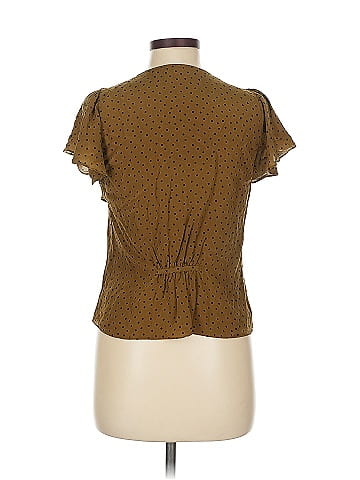 Madewell Short Sleeve Silk Top (view 2)