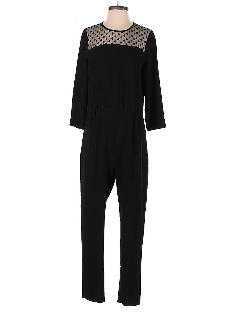 Pre-owned Sandro Jumpsuit In Black