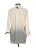 Rungolee Ivory Gray 3/4 Sleeve Blouse Size XS - photo 2