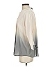 Rungolee Ivory Gray 3/4 Sleeve Blouse Size XS - photo 5